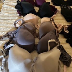 Victoria's Secret Bra Collection - Black, Purple, Cream